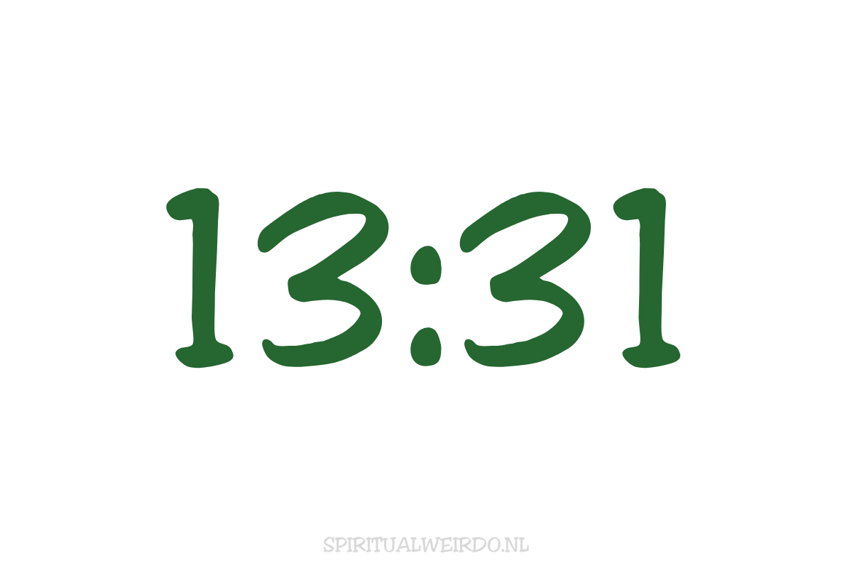 Spiegeluur: 13:31 Collectie artikel: Betekenis 13:31