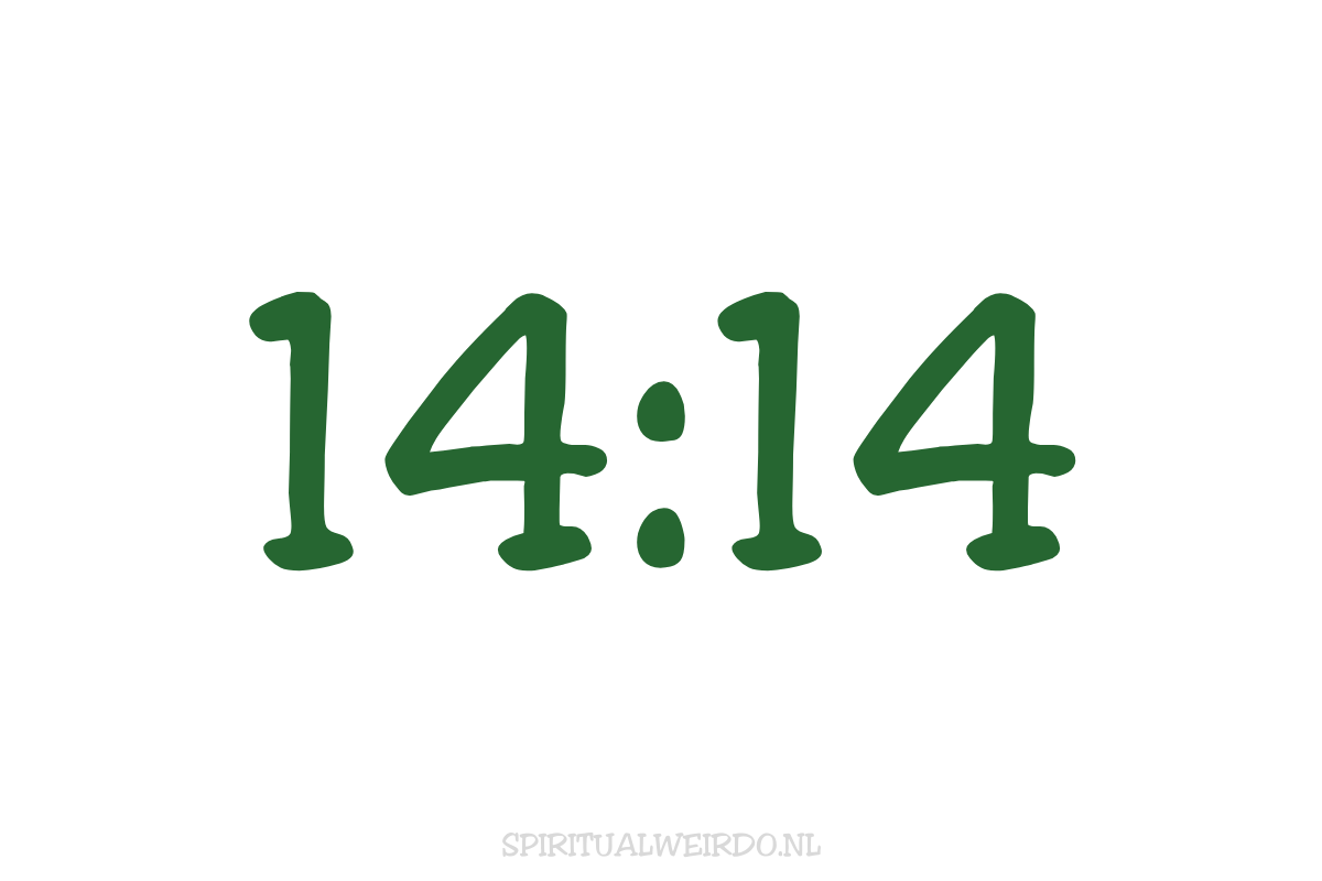 Spiegeluur: 14:14 Collectie artikel: Betekenis 14:14
